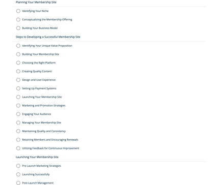 Building a Membership Site
