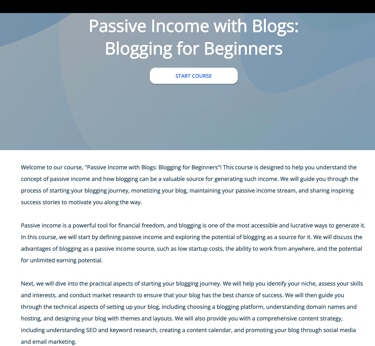 Blogging for Beginners