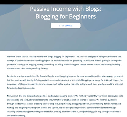 Blogging for Beginners