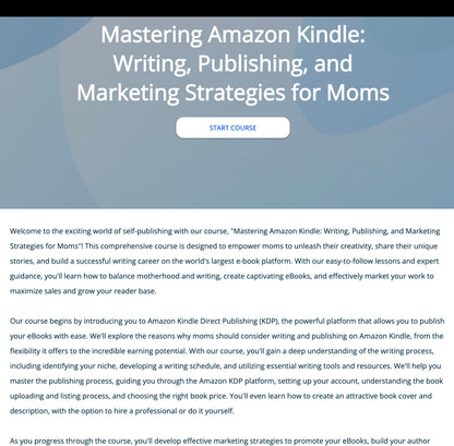 Mastering Amazon KDP